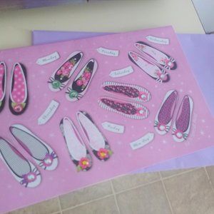 New! Unused Purple Aunt Mother's Day Shoes Greeting Card Envelope Lilac Lavender